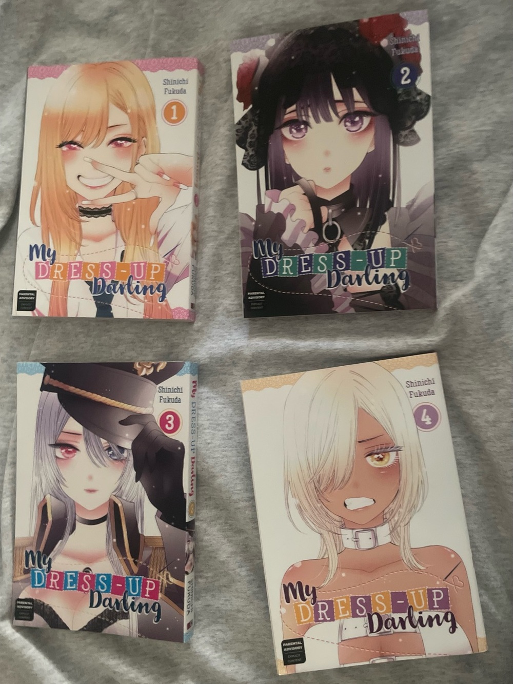 My Dress-Up Darling Manga Volumes 1-4 Set - Multicolor Covers
